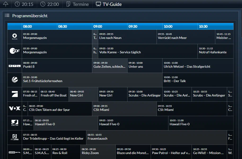 Script TV Guide